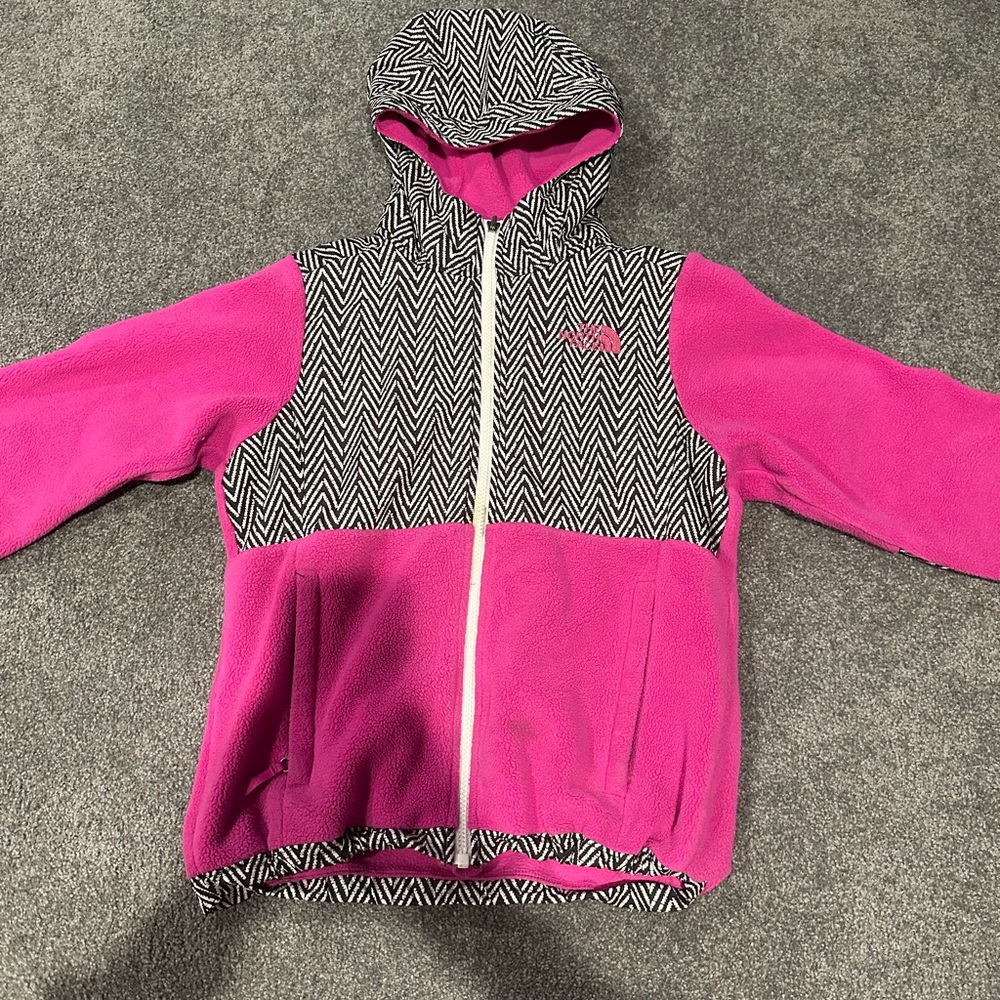 Girls The North Face Zip Up Jacket